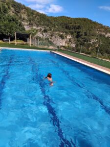 piscina refrescat a l'estiu a llimina
